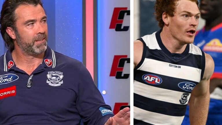 Chris Scott responds to Gary Rohan under pressure in finals, fiery TV exchange, Geelong Cats, qualifying final against Collingwood Magpies