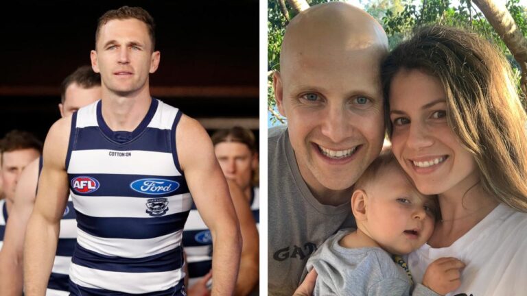 Gary Ablett Jr’s son Levi Ablett to run out with Geelong Cats players, Joel Selwood, sick child