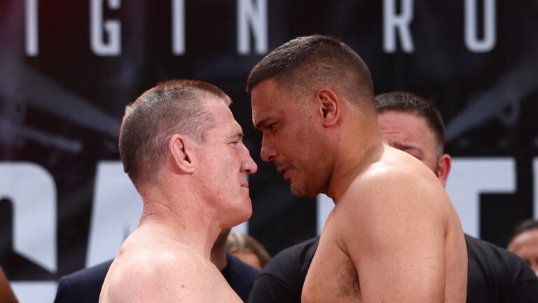 Paul Gallen vs Justin Hodges, Ben Hannant, fight card, order, how to watch, start time, live updates, blog