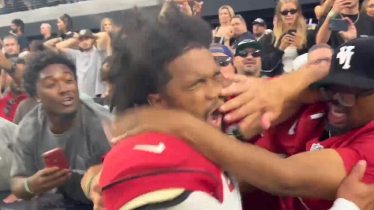 Las Vegas police investigating fan who smacked Kyler Murray in face
