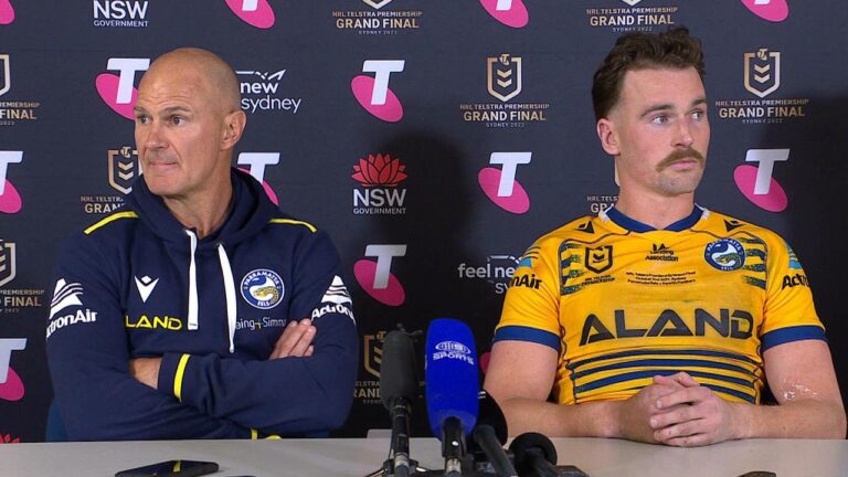 Parramatta Eels press conference, result, Brad Arthur, Clint Gutherson, Penrith Panthers, score, video