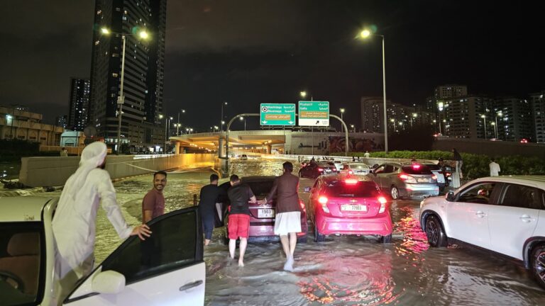 UAE hit with severe flooding as record rainfall disrupts Dubai flights